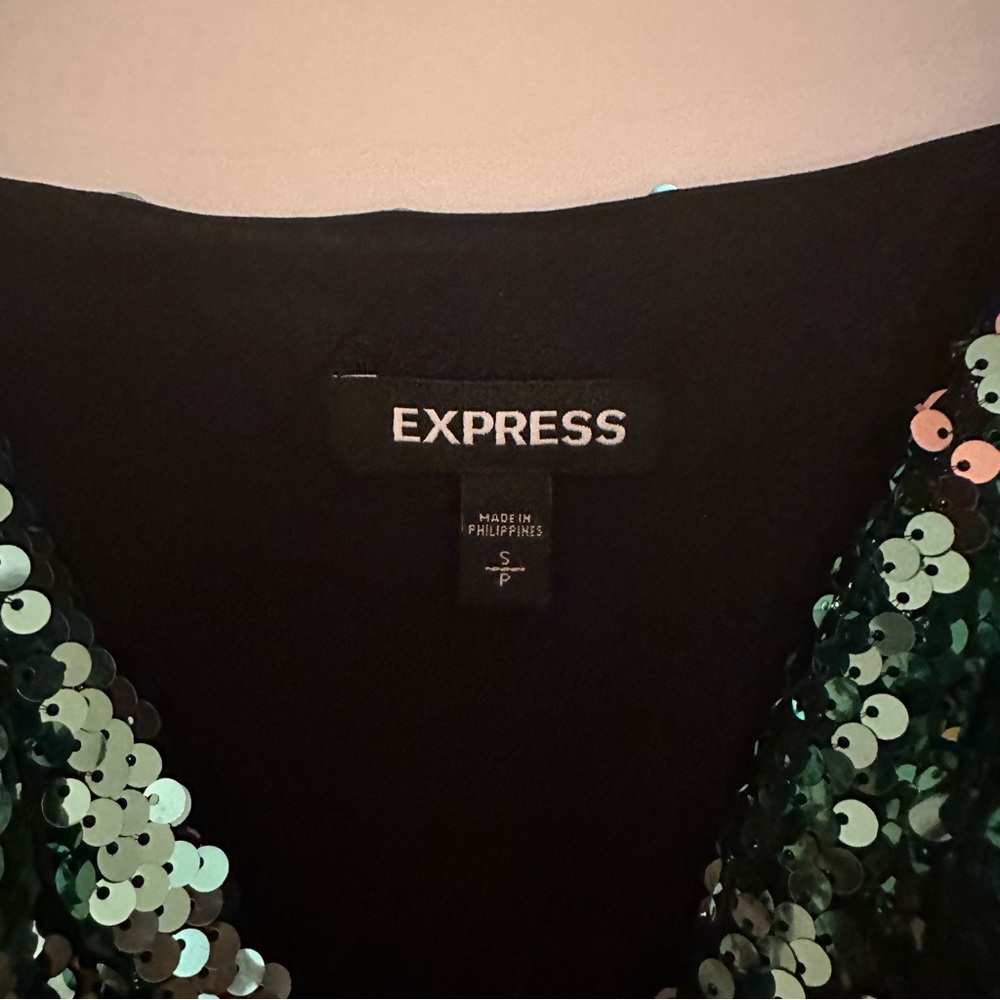 Express Gradient Sequin Cami Dress - image 7